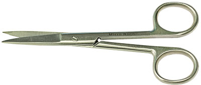 52-004331-EM-Tec S11 microscopy lab scissors- sharp tips-straight-110mm.jpg EM-Tec S11 microscopy lab scissors, sharp tips, straight, 110mm, 410 st. st.